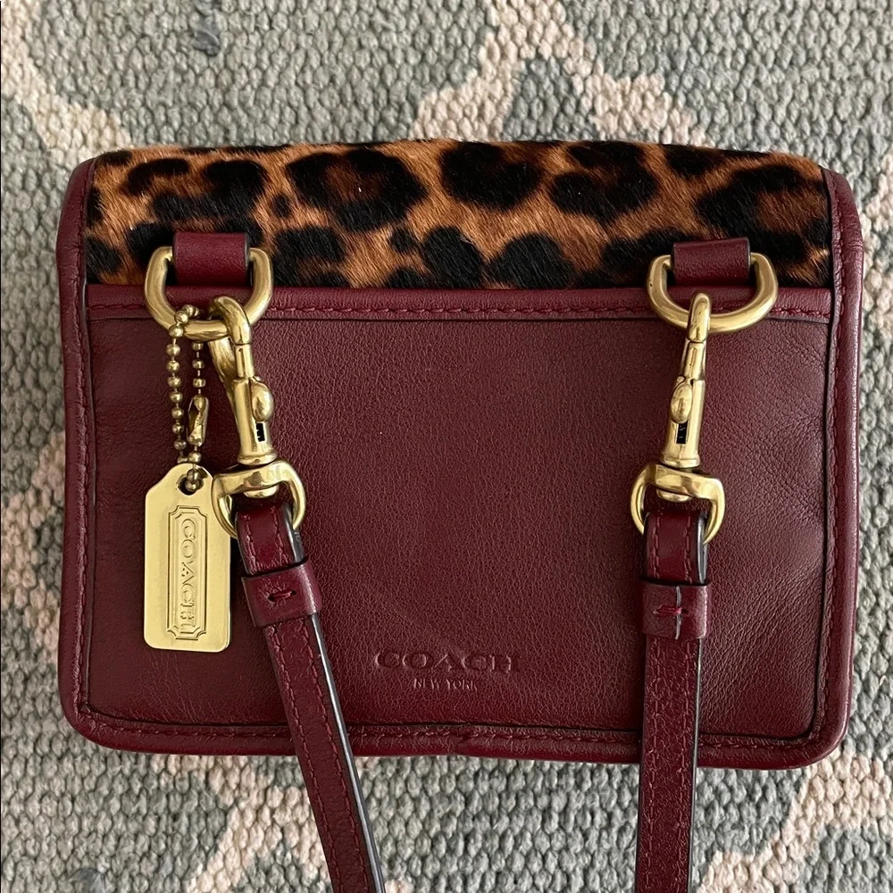 COACH Pony Hair & Leather Crossbody Bag